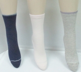 Pique Texture bamboo ankle socks
