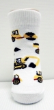 Tool Cars Baby Boy socks with rubber soles