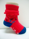 Cute Floral Baby Girls socks with non-skid at bottom